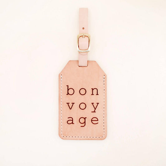 Luggage Tag - Bon Voyage Luggage Tag - Curated Dry Goods