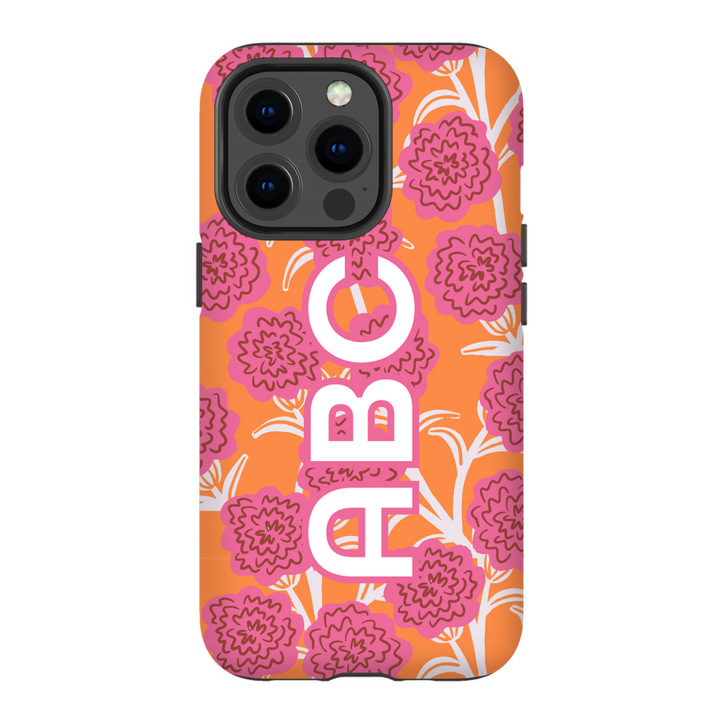 January Birthday Flower Personalized Phone Case