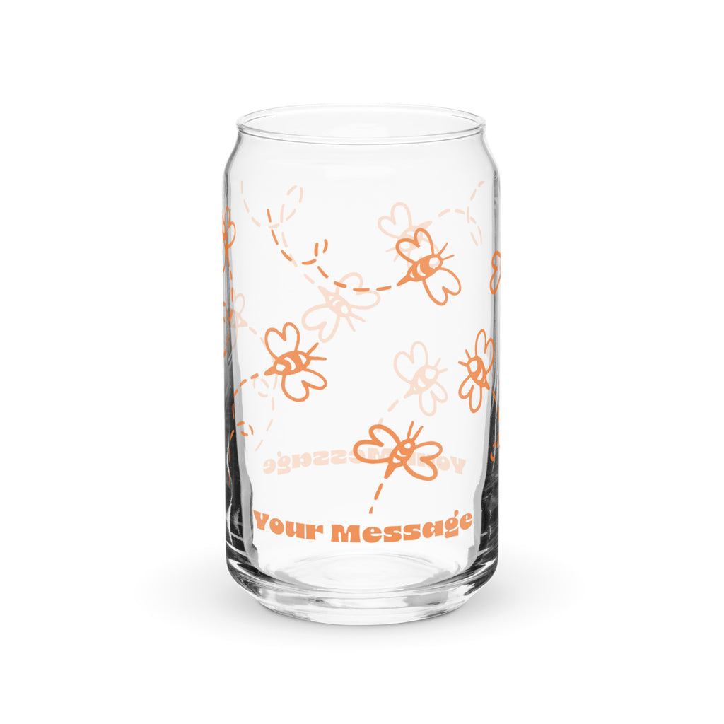 Custom Sand Carved Beer Can Shaped Glass, Birthday, Mothers Day