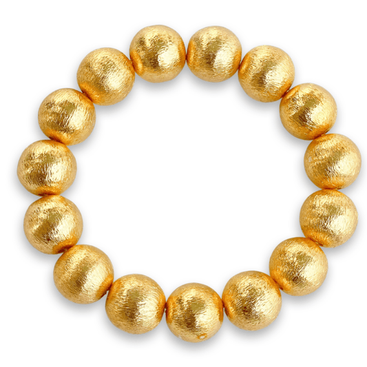 Bracelet - Candace Gold Beaded Bracelet - Curated Dry Goods