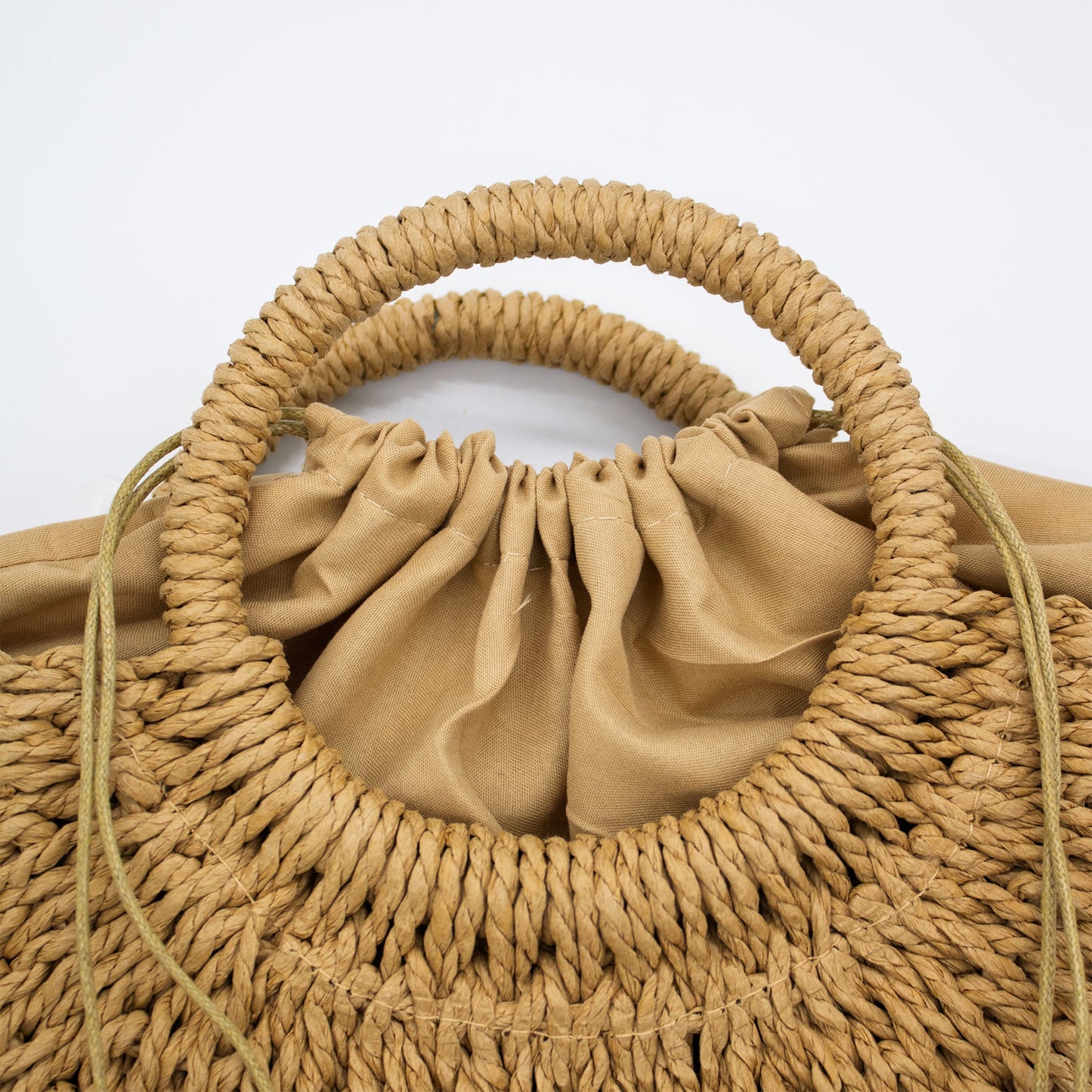 Bags - Captiva Half Moon Raffia Tote - Curated Dry Goods