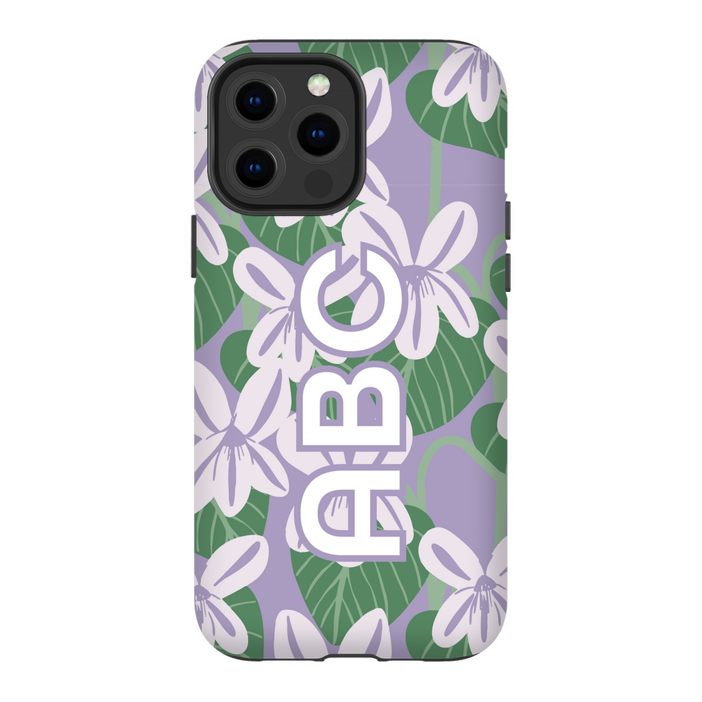 February Birthday Flower Personalized Phone Case