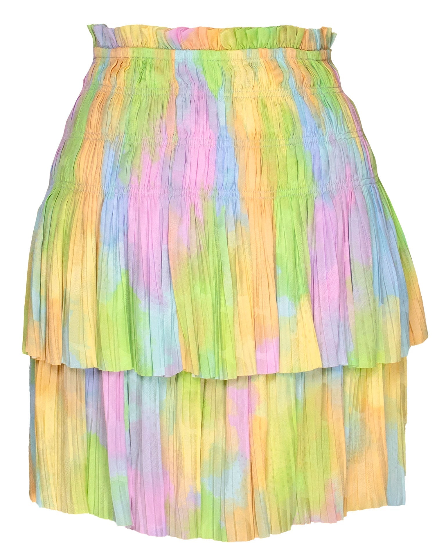 Skirt - Cotton Candy Pleated Mini Skirt - Curated Dry Goods