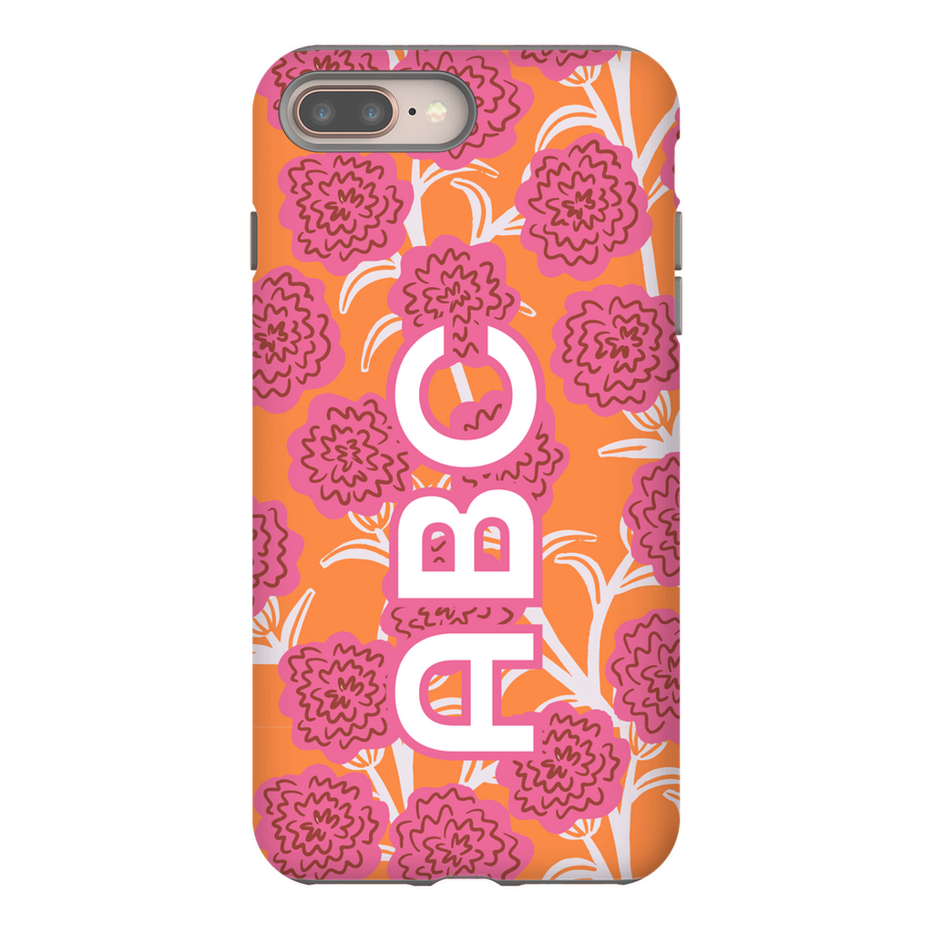 January Birthday Flower Personalized Phone Case
