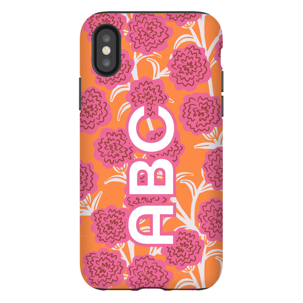 January Birthday Flower Personalized Phone Case