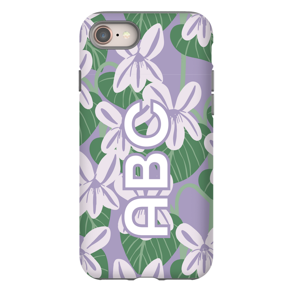 February Birthday Flower Personalized Phone Case
