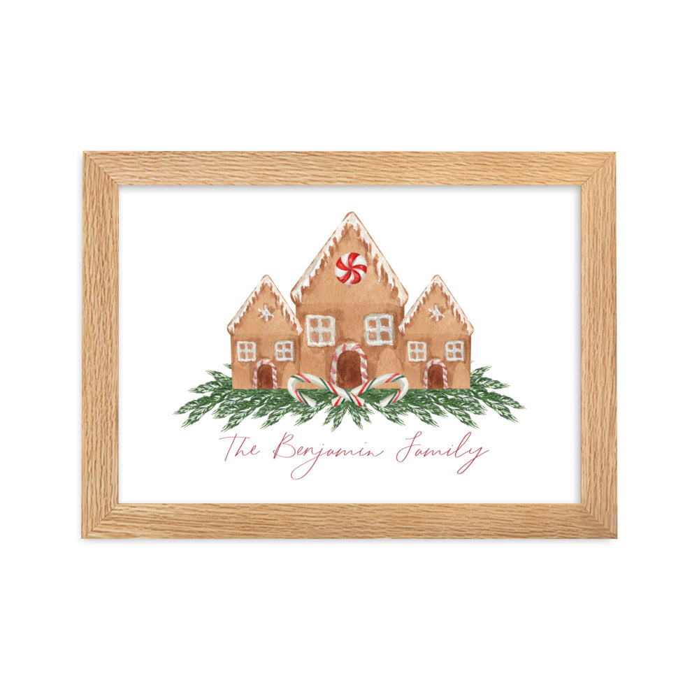 Gingerbread House Custom Art Print