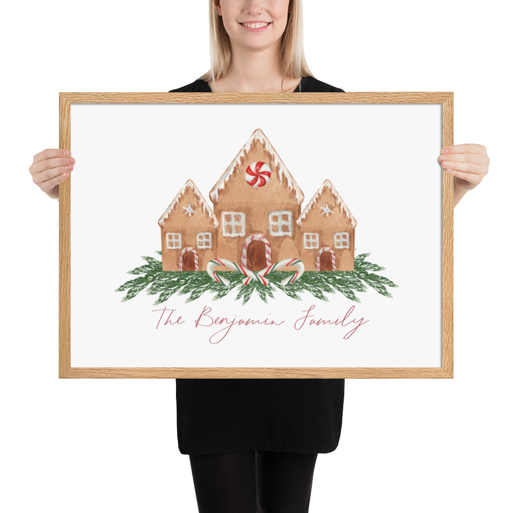Gingerbread House Custom Art Print