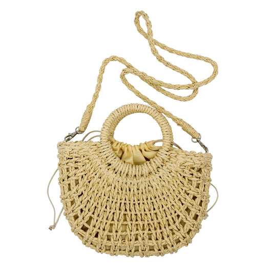 Bags - Getaway Crossbody Straw Tote - Curated Dry Goods