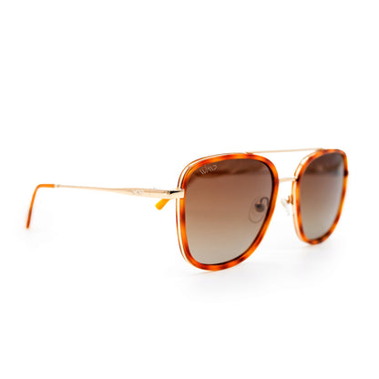 Sunglasses - Gia Women's Square Frame Sunglasses - Curated Dry Goods