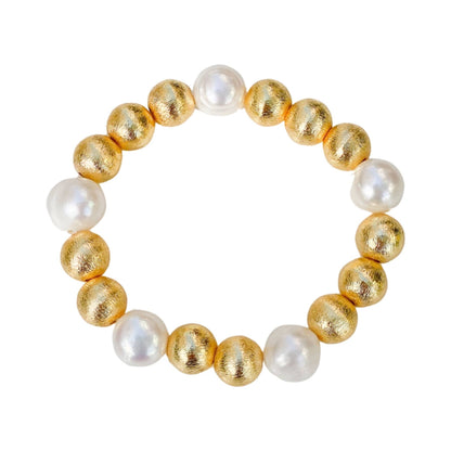 Bracelet - Gold Coast Pearl and Bead Bracelet - Curated Dry Goods