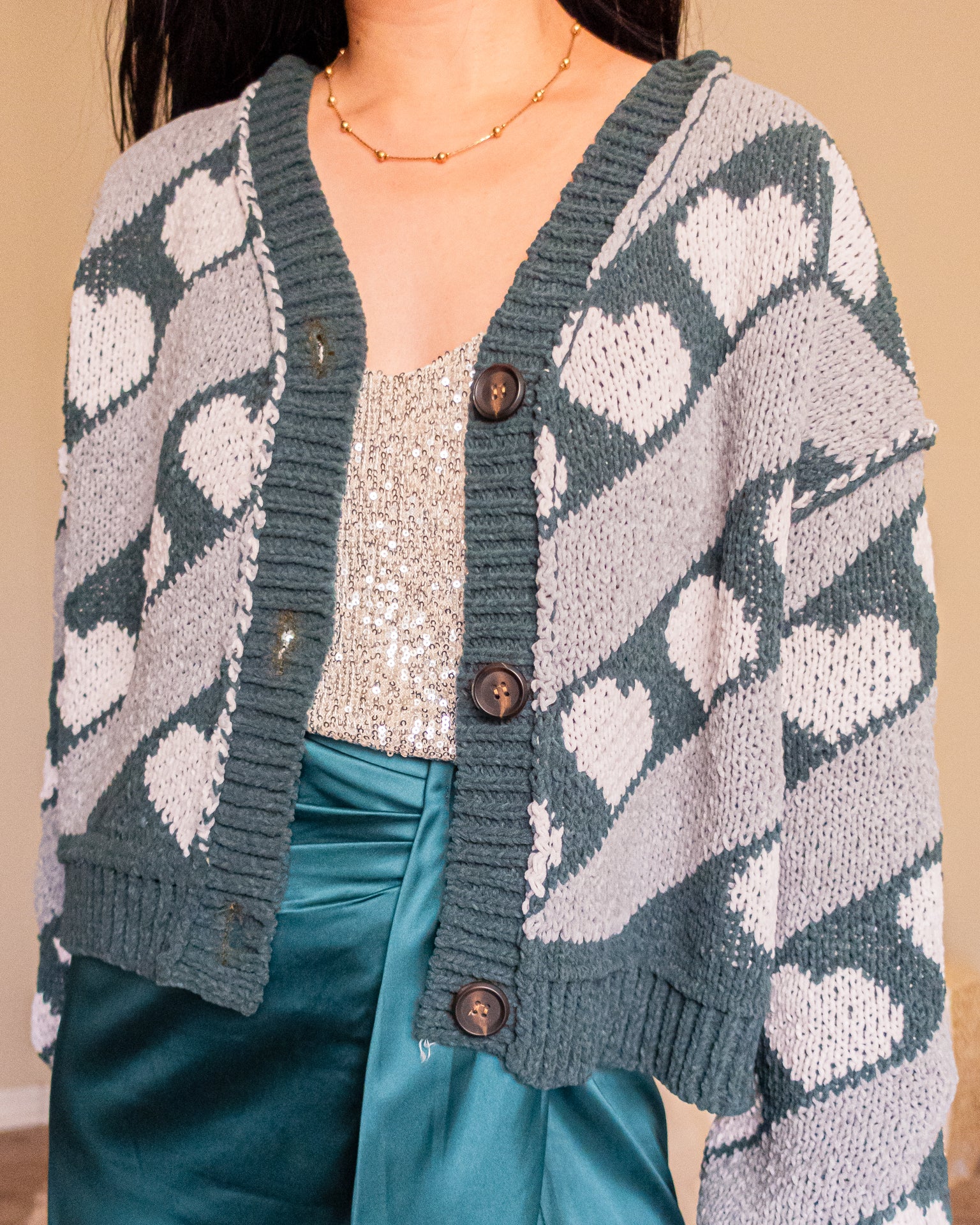 Holiday Hearts Cardigan