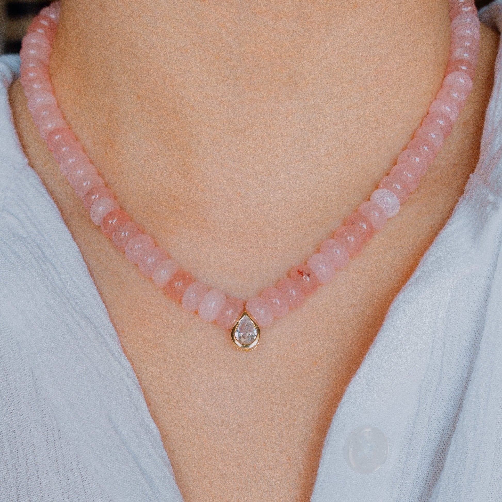  - Islamorada Teardrop Beaded Necklace - Curated Dry Goods