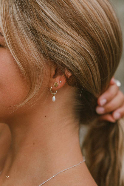 Earrings - Keeli Shell Earrings - Curated Dry Goods