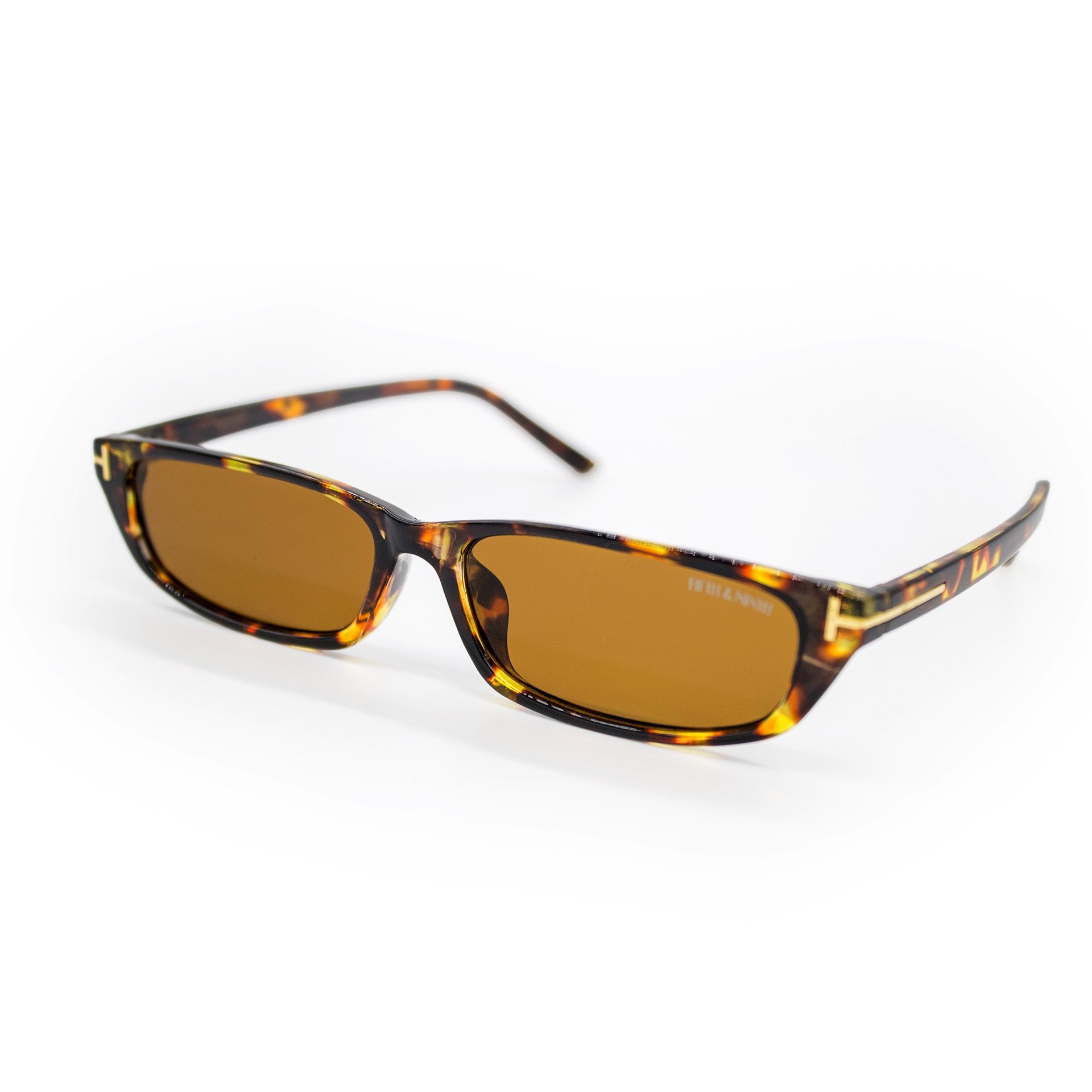 Sunglasses - Lana Slim Rectangle Sunglasses - Curated Dry Goods