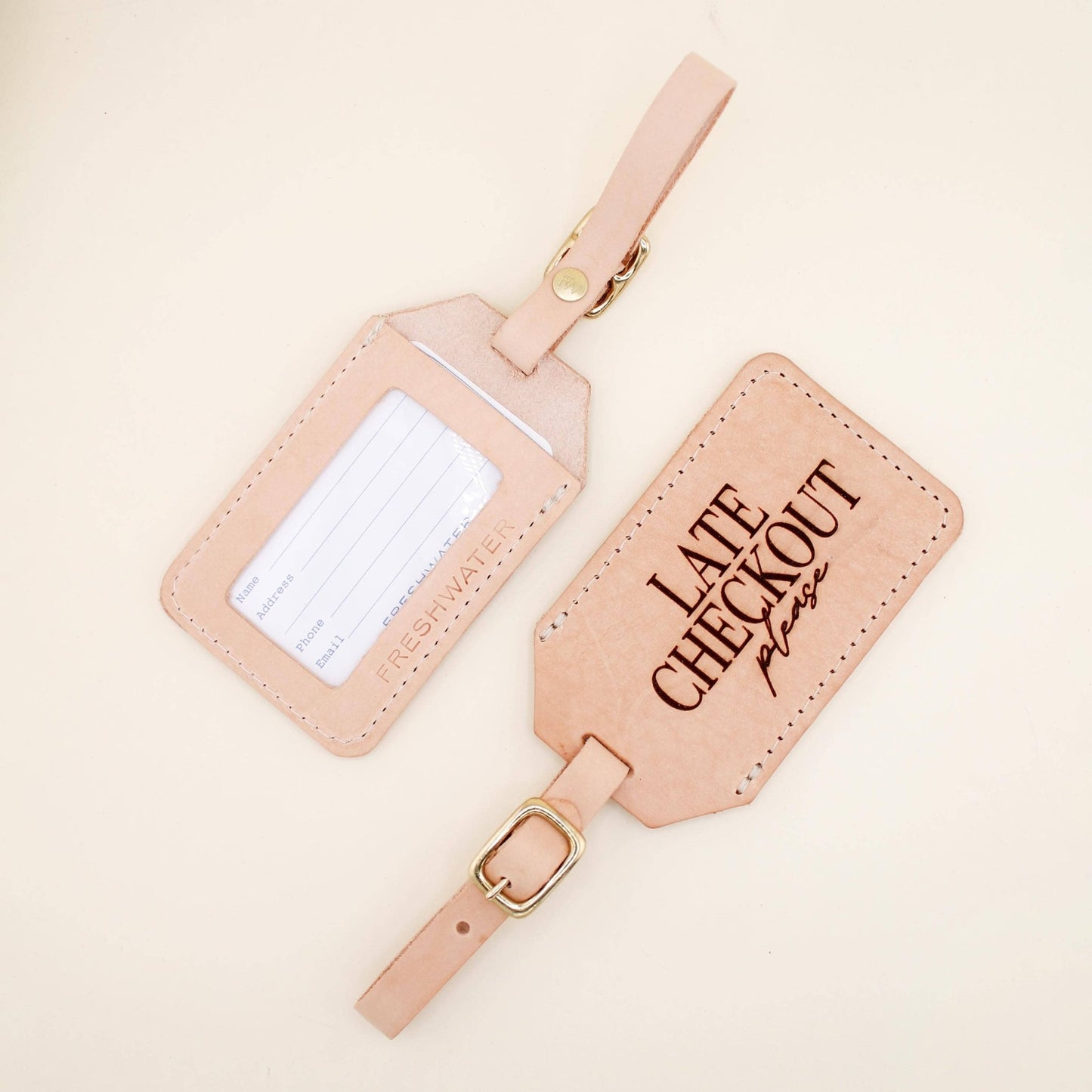 Luggage Tag - Late Checkout Luggage Tag - Curated Dry Goods