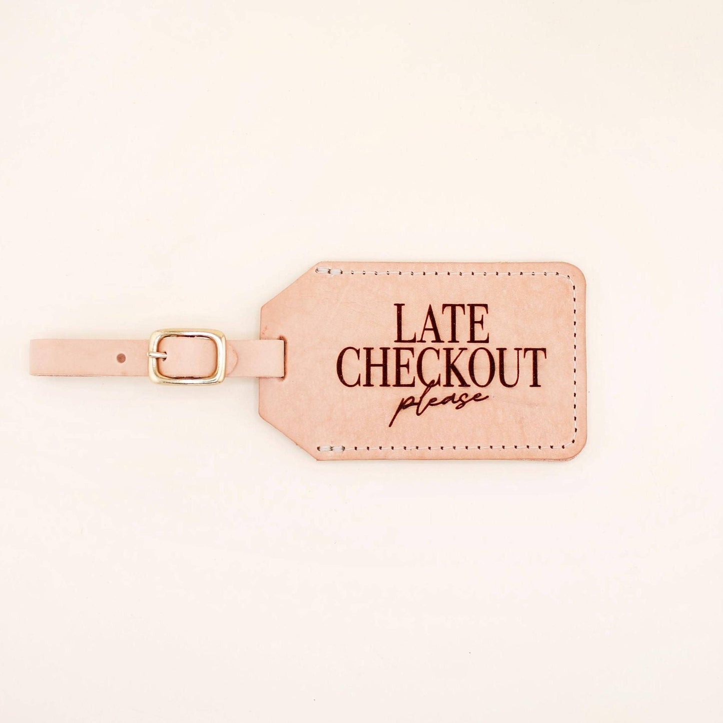 Luggage Tag - Late Checkout Luggage Tag - Curated Dry Goods