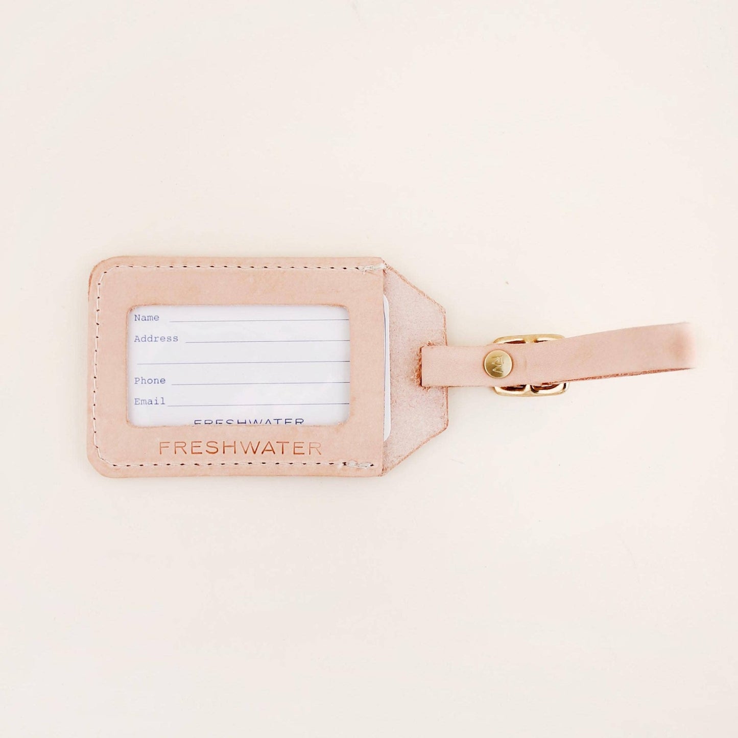 Luggage Tag - Let's Take A Trip Luggage Tag - Curated Dry Goods