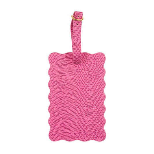 Luggage Tag - Lizard Print Luggage Tag - Curated Dry Goods
