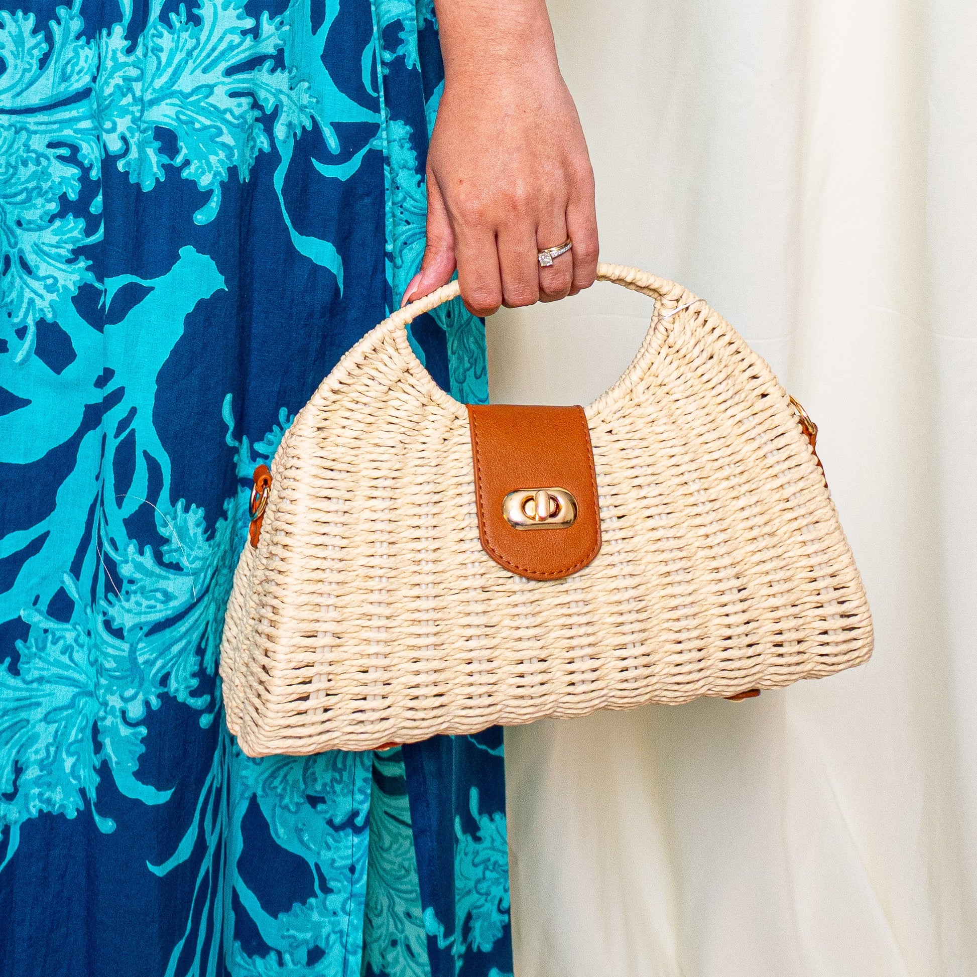 Bags - Mallorca Woven Handbag - Curated Dry Goods