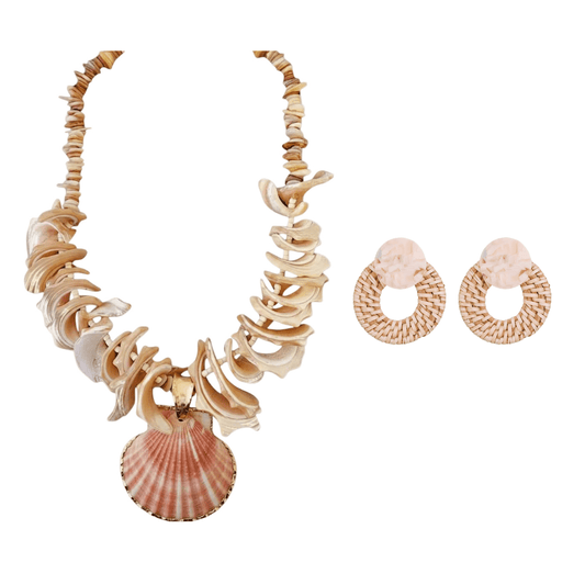 Set - Navarre Necklace and Earrings Set - Curated Dry Goods