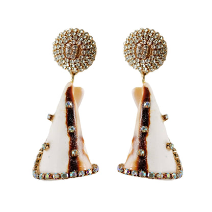 Earrings - Ocean Drive Seashell Earrings - Curated Dry Goods