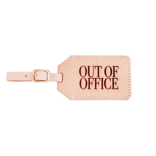 Luggage Tag - Out Of Office Luggage Tag - Curated Dry Goods