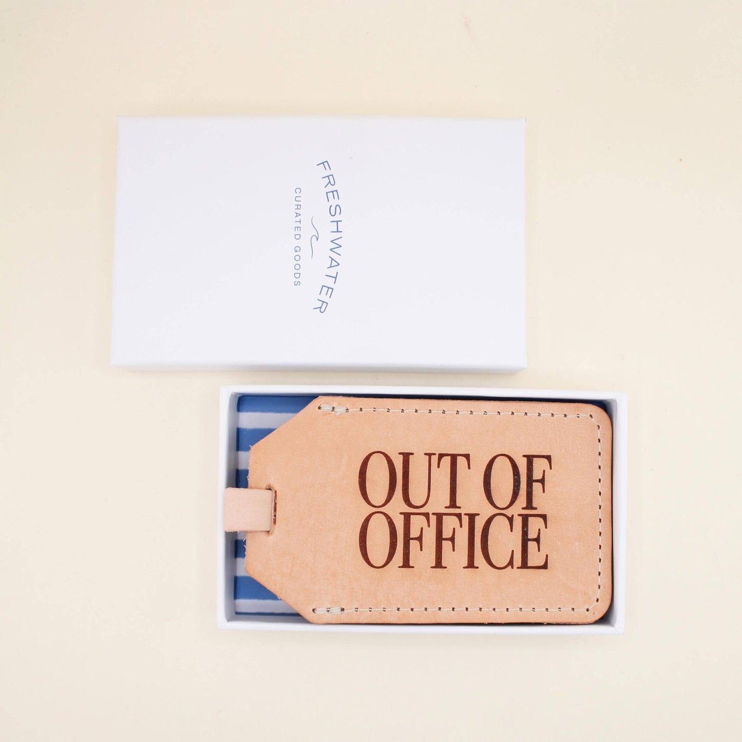 Luggage Tag - Out Of Office Luggage Tag - Curated Dry Goods