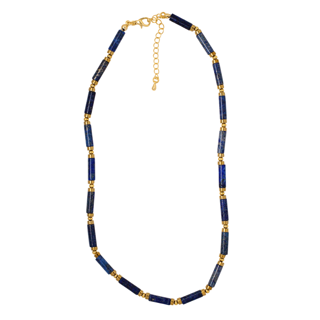 Necklace - Padua Lapis Lazuli Necklace - Curated Dry Goods