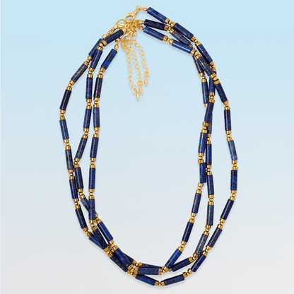 Necklace - Padua Lapis Lazuli Necklace - Curated Dry Goods