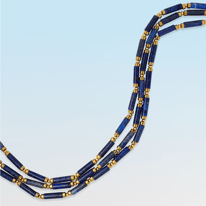 Necklace - Padua Lapis Lazuli Necklace - Curated Dry Goods
