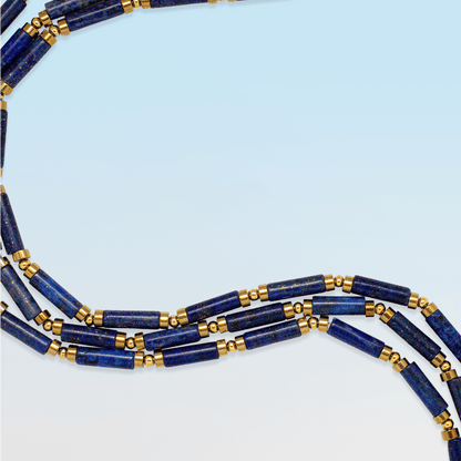 Necklace - Padua Lapis Lazuli Necklace - Curated Dry Goods