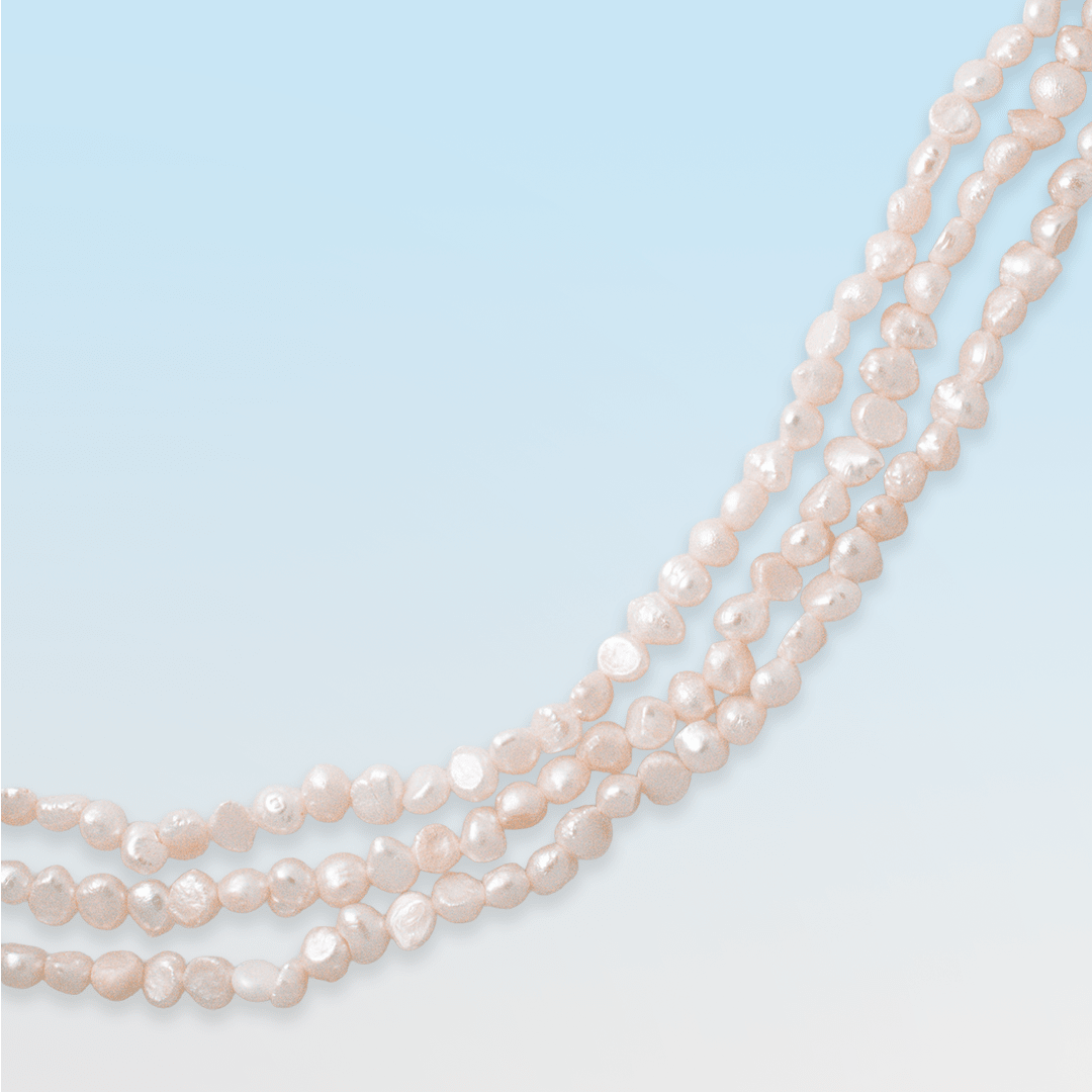 Necklace - Palawan Baroque Freshwater Pearl Strand Necklace - Curated Dry Goods