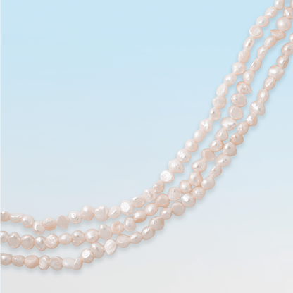 Necklace - Palawan Baroque Freshwater Pearl Strand Necklace - Curated Dry Goods