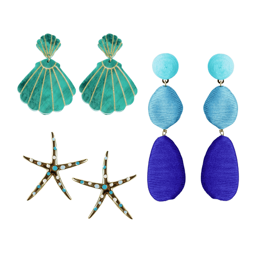 Set - Pass - a - Grille Earring Set - Curated Dry Goods