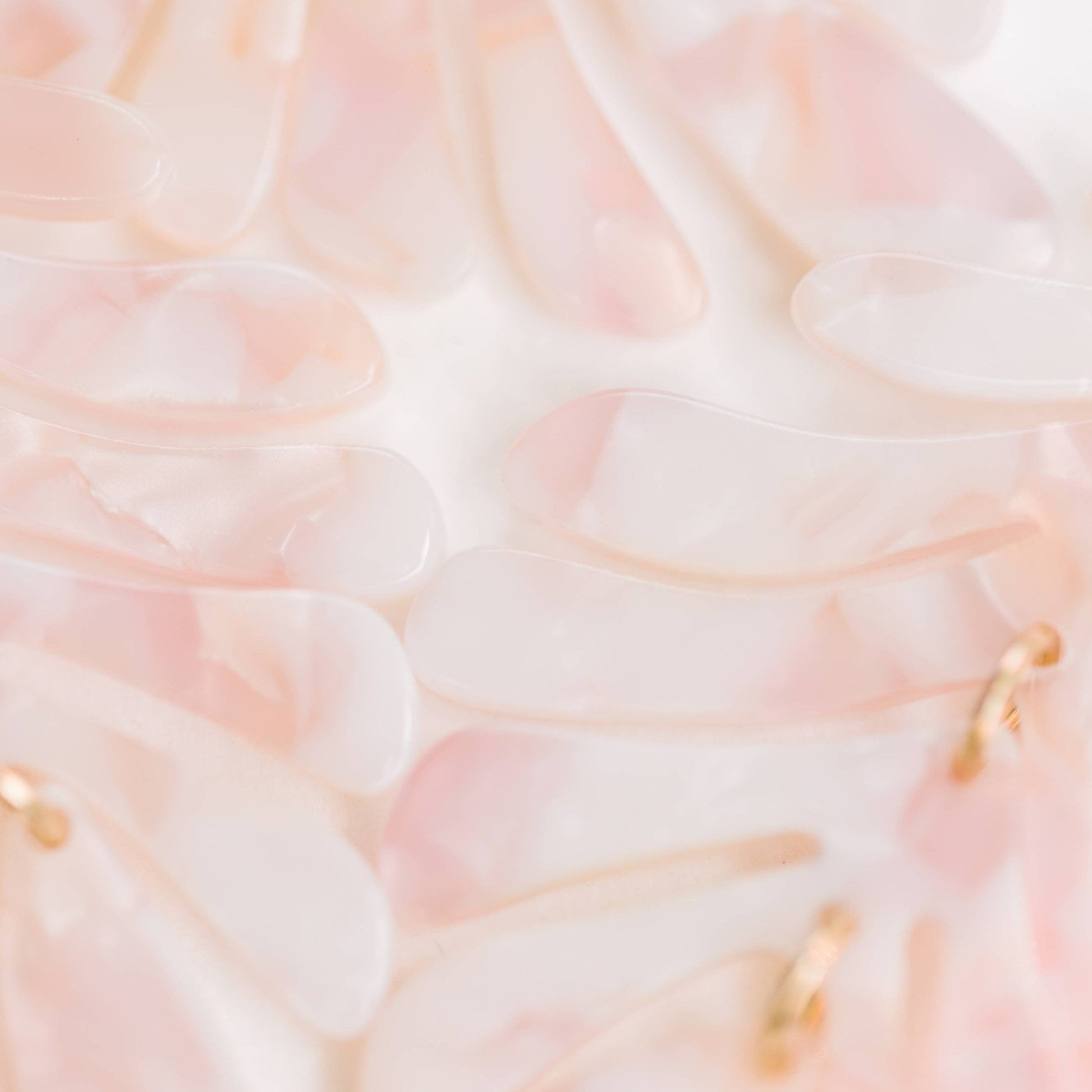 Earrings - Pink Palm Frond Earrings - Curated Dry Goods