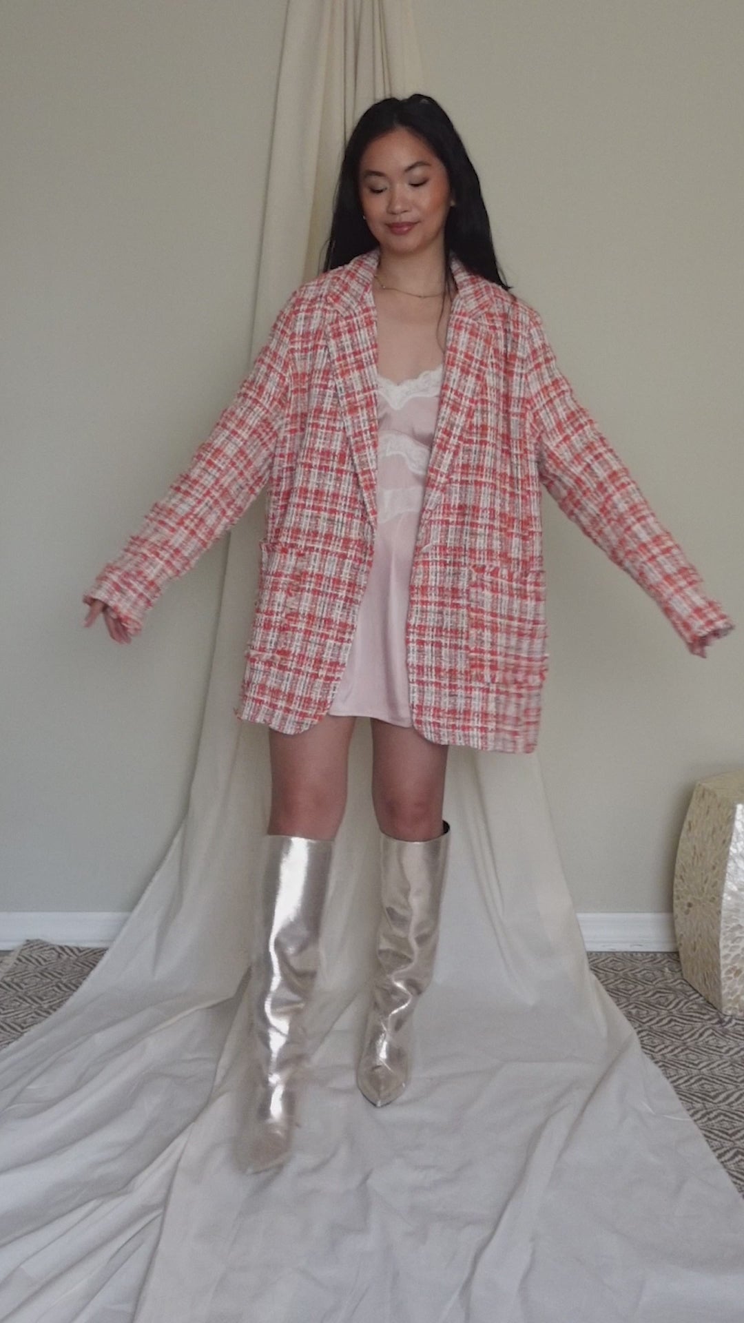 Yuletide Tweed Blazer
