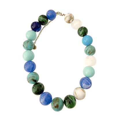 Necklace - Ravello Beaded Statement Necklace - Curated Dry Goods
