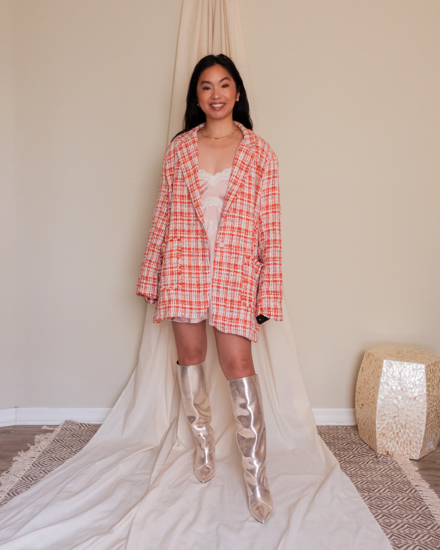 Yuletide Tweed Blazer