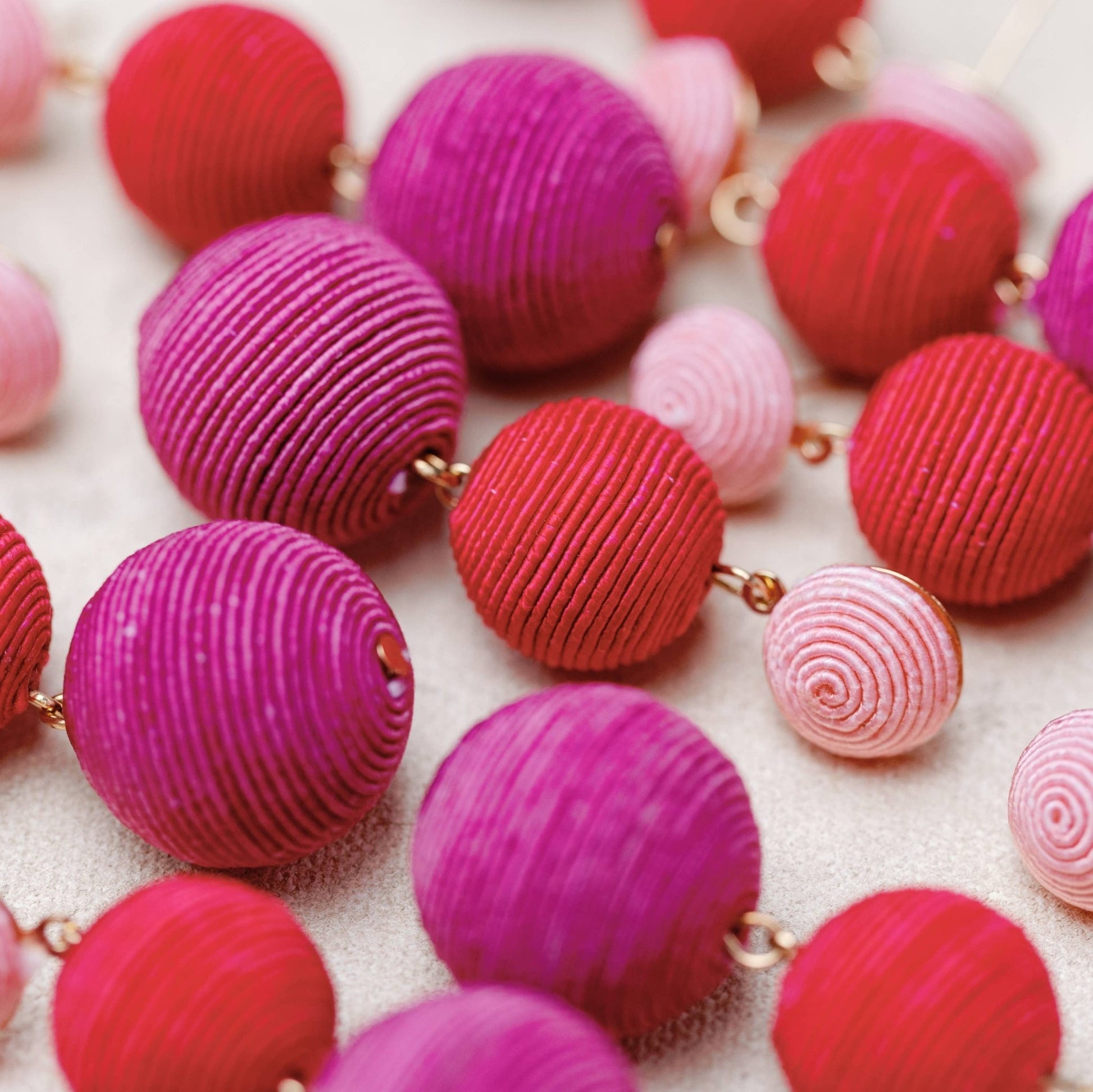 Earrings - Riviera Pink Ombre Earrings - Curated Dry Goods