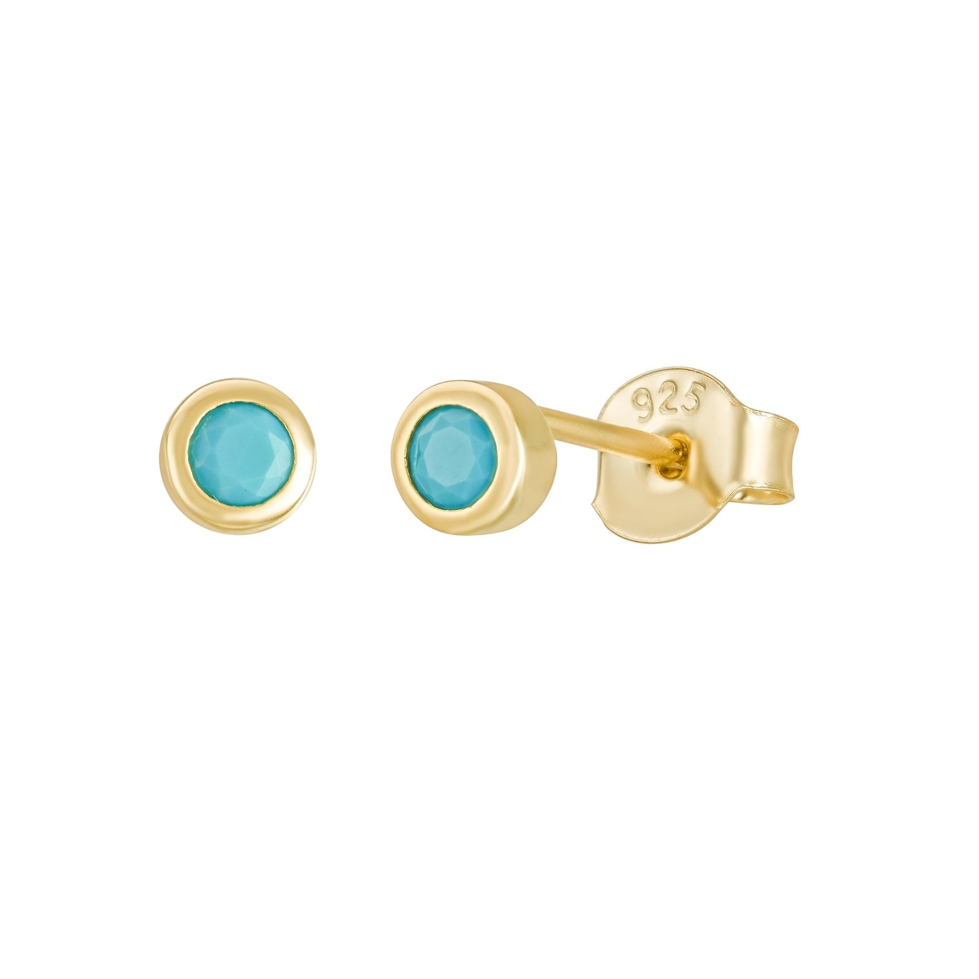 Earrings - Sammy Turquoise Stud Earrings - Curated Dry Goods