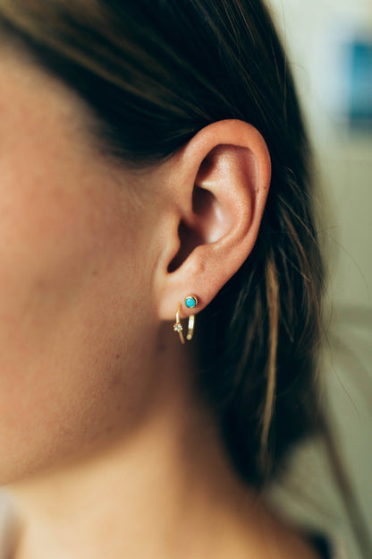 Earrings - Sammy Turquoise Stud Earrings - Curated Dry Goods