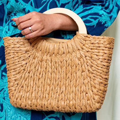 Bags - Seaside Straw Tote - Curated Dry Goods