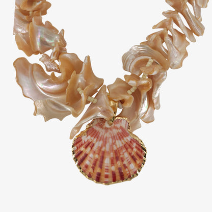 Necklace - Siesta Key Shell Pendant Necklace - Curated Dry Goods