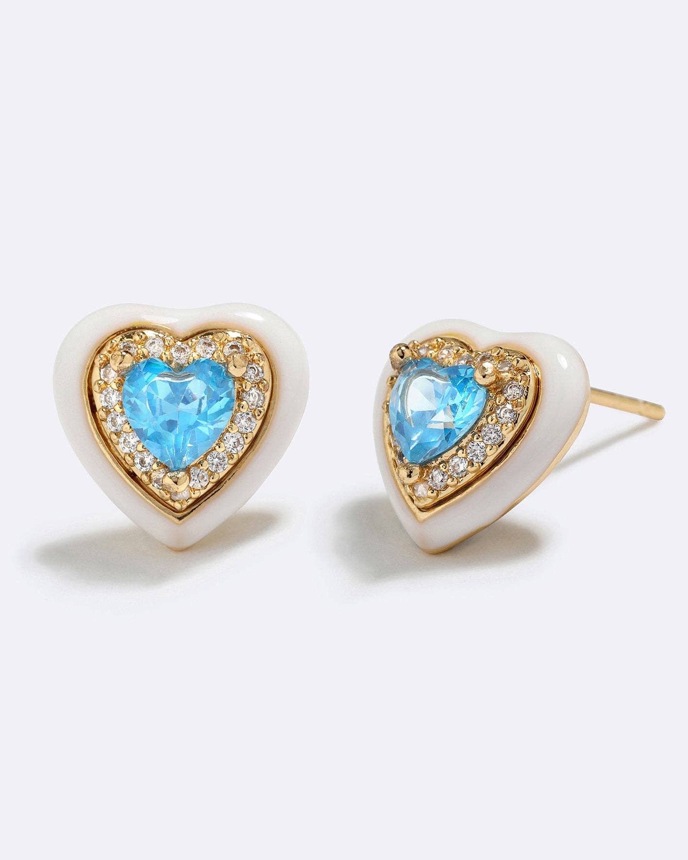 Earrings - Slow Dance Heart Studs - Curated Dry Goods