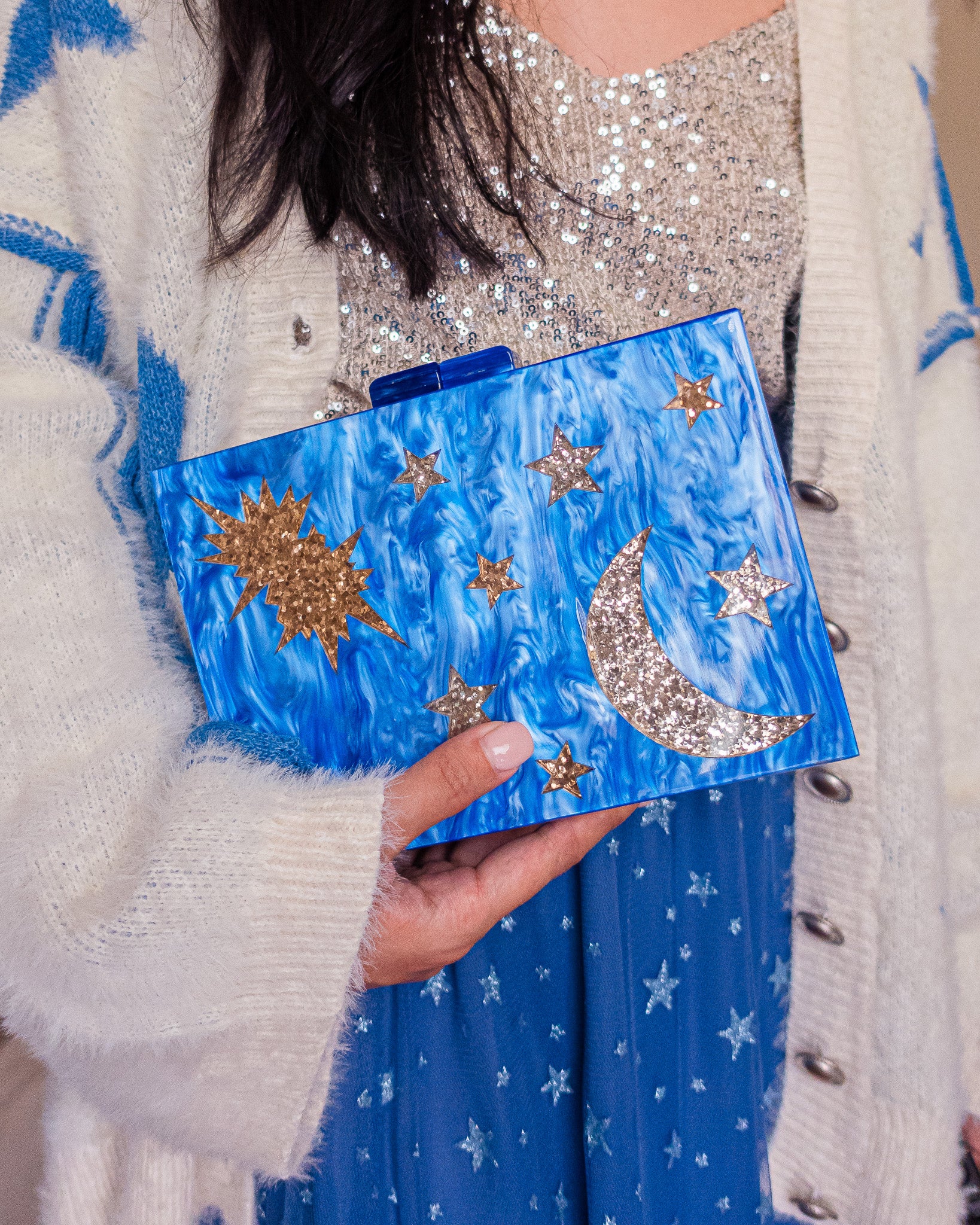 Stargazer Acrylic Clutch