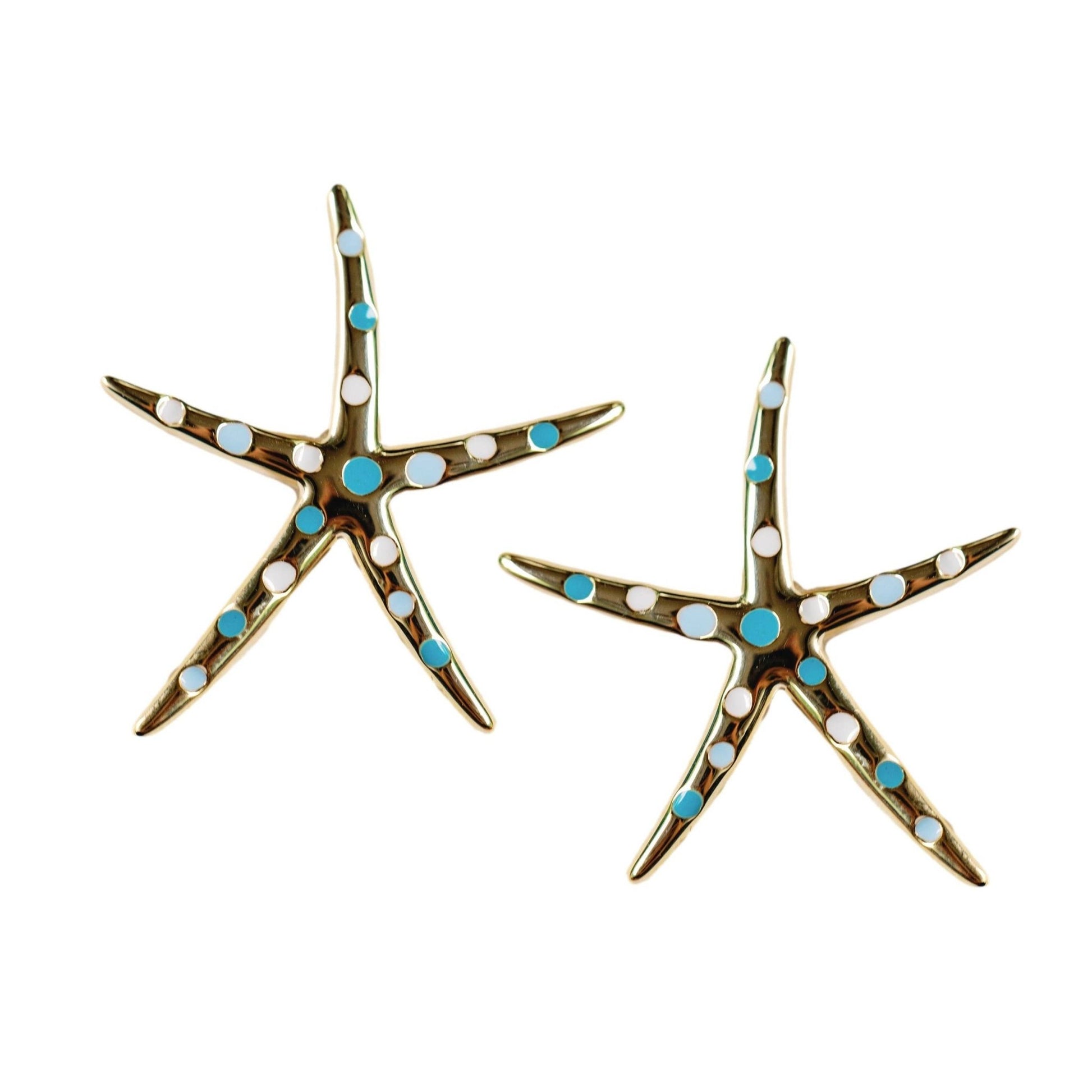 Earrings - Starfish Statement Earrings - Curated Dry Goods