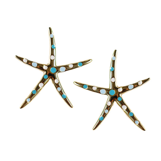Earrings - Starfish Statement Earrings - Curated Dry Goods