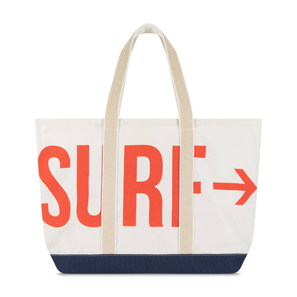 Bags - Surf and Swim Canvas Beach Tote - Curated Dry Goods